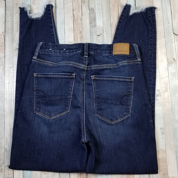 American Eagle Curvy Hi-Rise Jegging Crop Jeans - Picture 4 of 9